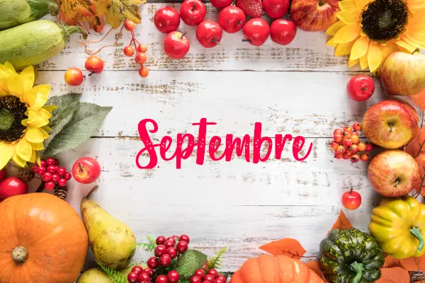 Fruits et légumes de septembre