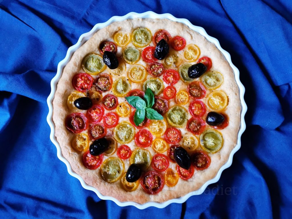 Tarte aux tomates cerises 2