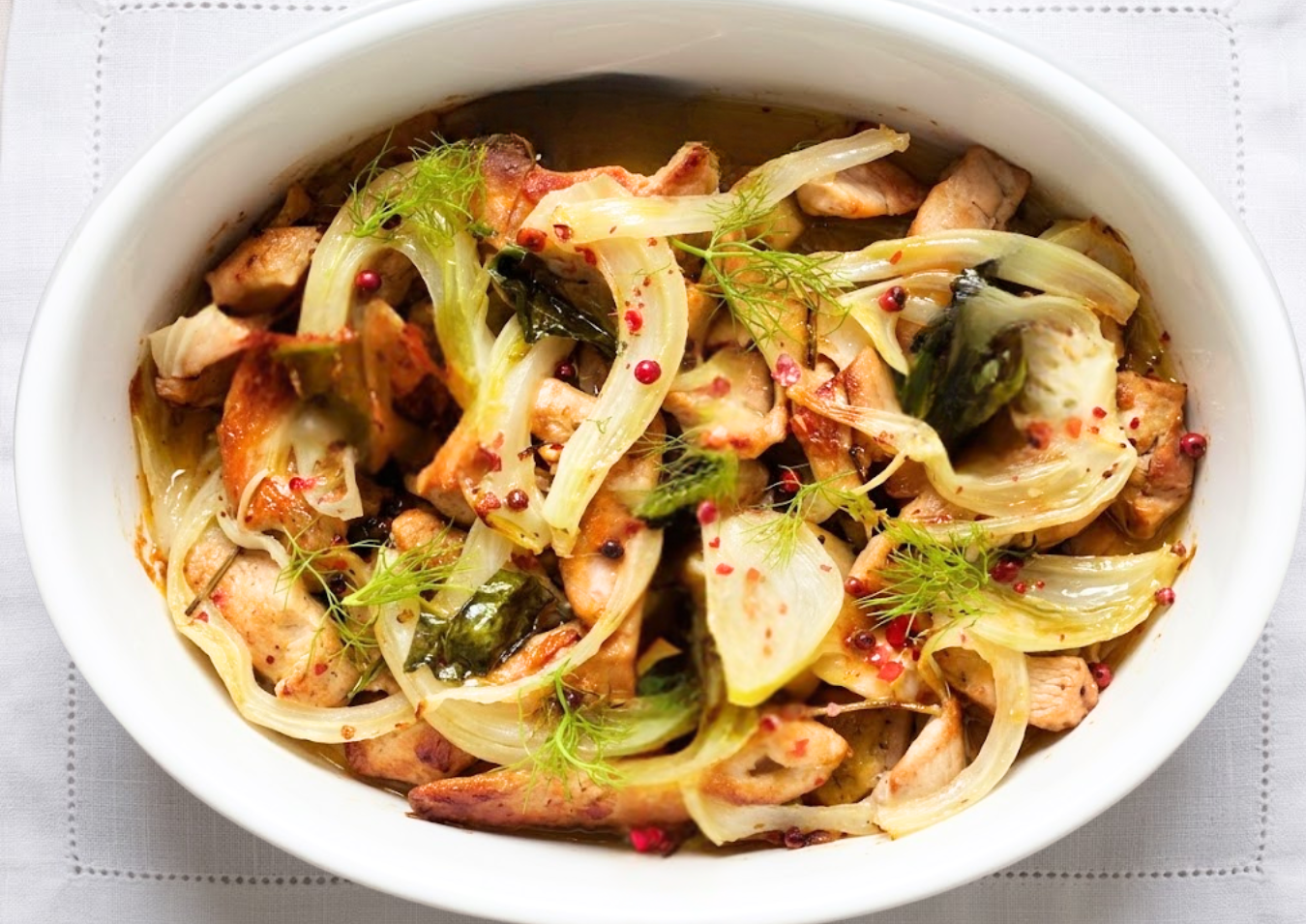 Poulet au fenouil