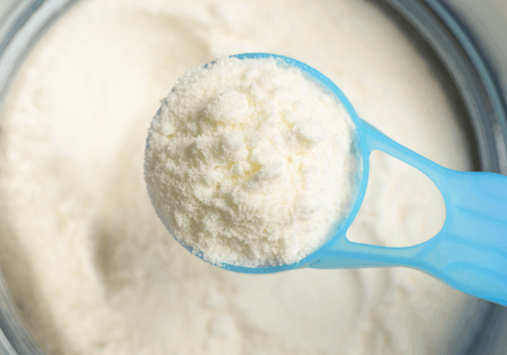 Recettes au lait infantile ou maternel.